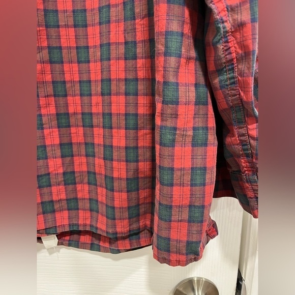 Vintage Brooks Brothers Red and Green Plaid Men's Pajamas in Size XL - Picture 5 of 11